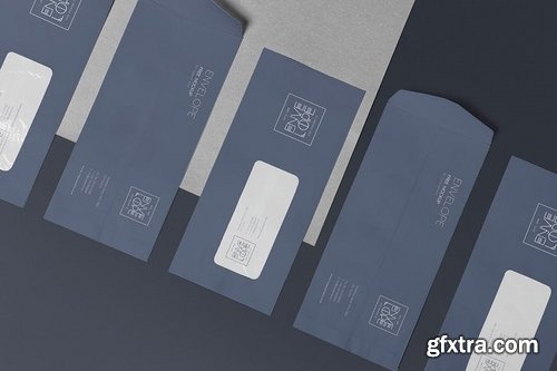 6 Envelope & Letter Mockups