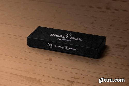 6 Black Rectangular Box Mockups