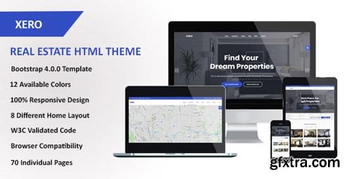 ThemeForest - Xero - Real Estate HTML Template - 21815809