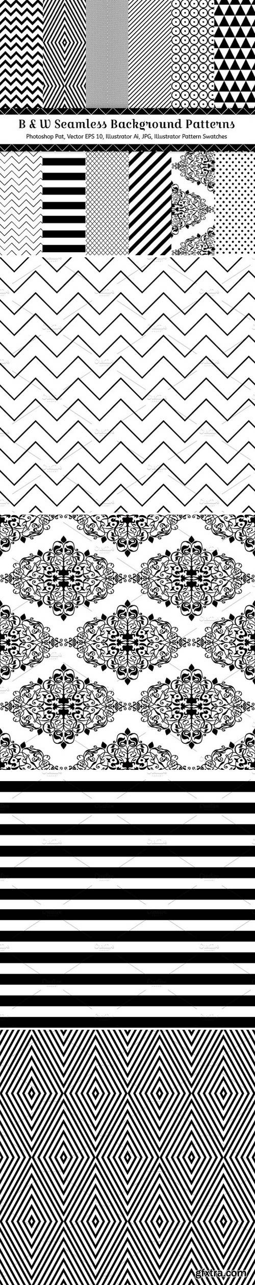 CM - 12 Geometric Seamless Patterns 67626