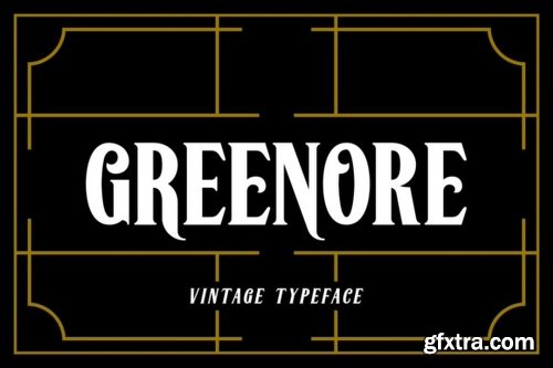 Greenore Font Family - 2 Fonts