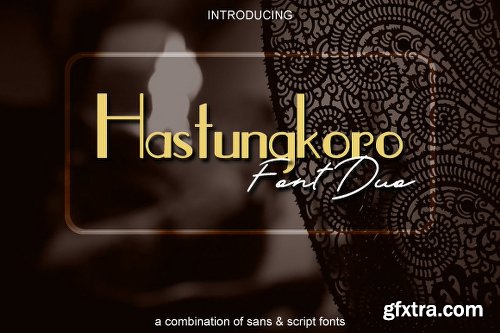 Hastungkoro Duo Font Family - 3 Fonts