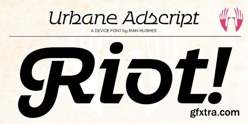 Urbane Adscript Font Family - 7 Fonts