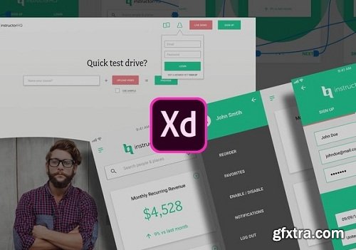 Web UI UX Design using Adobe XD - Adobe Experience Design