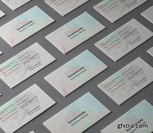 Psd Business Card Branding Mockup 3