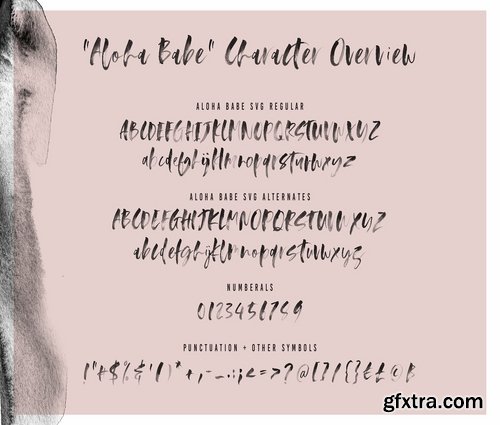 CM - Aloha Babe SVG Font 2647163