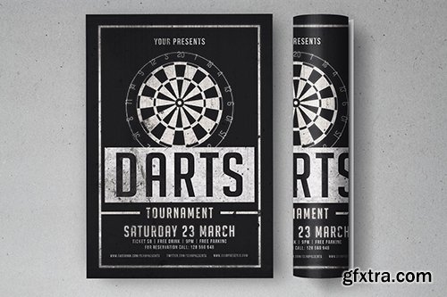 Darts Tournament Flyer