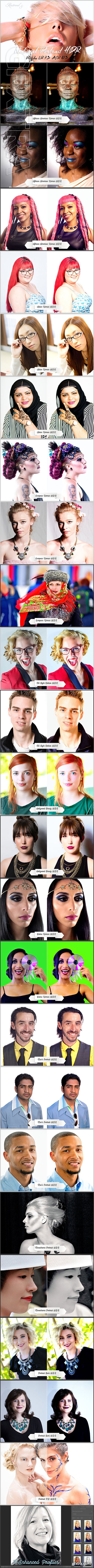 CreativeMarket - Natural Portrait HDR profiles LR ACR 2821646