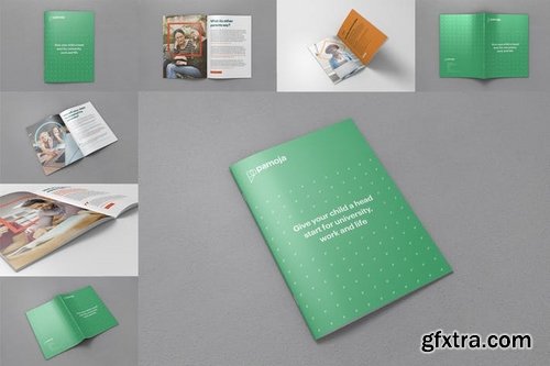 A4 Brochure and Magazine Mockups