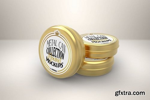 Metal Can Mockup Collection Vol 2