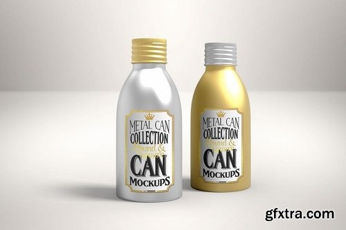 Metal Can Mockup Collection Vol 2