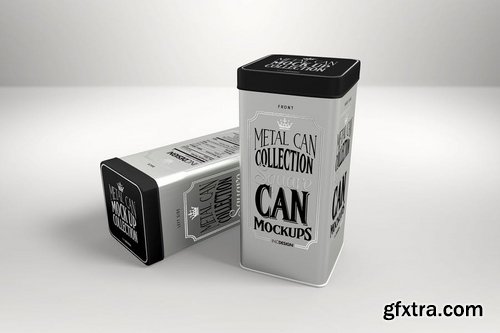 Metal Can Mockup Collection Vol 2