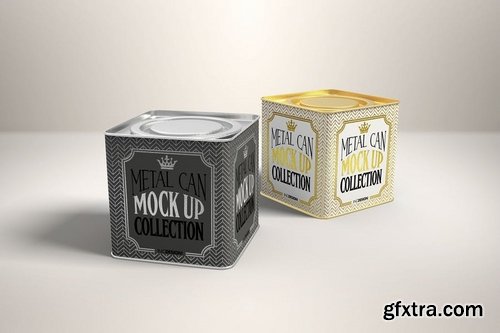 Metal Can Mockup Collection Vol 2