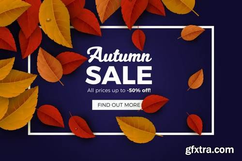 Autumn Sales Banner Background