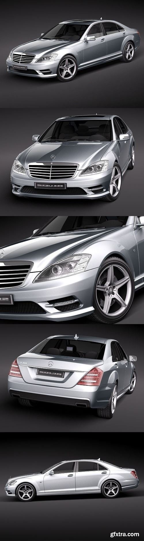 Mercedes-Benz S-Class AMG 2010 3D Model