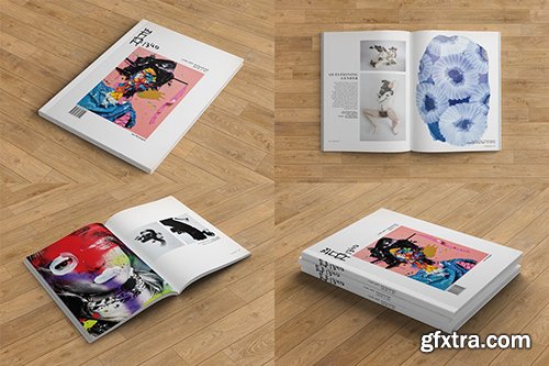 Print and Screen Magazine Mockups