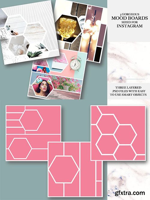 CreativeMarket - Instagram Mood Board Templates 2841663