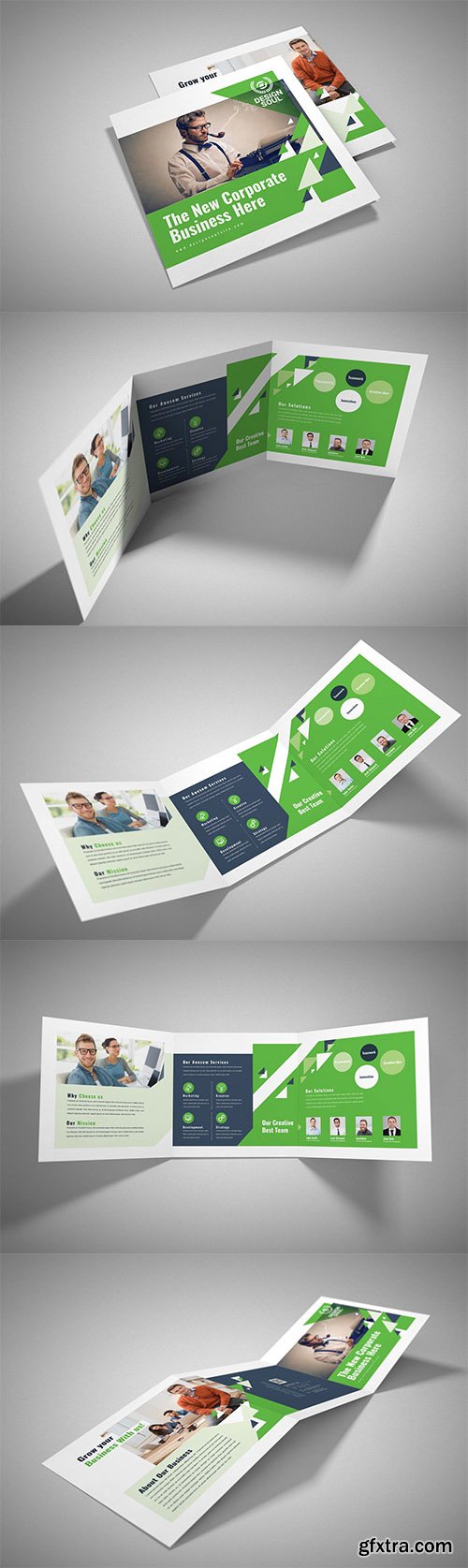 Square Trifold Brochure