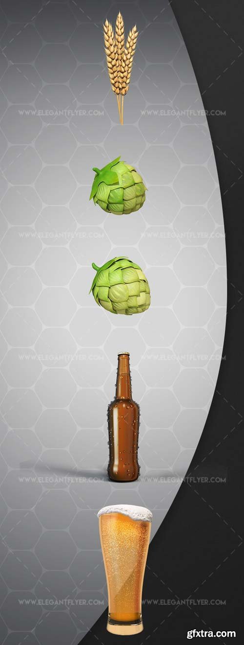 Beer Set V1 2018 3d Render Templates