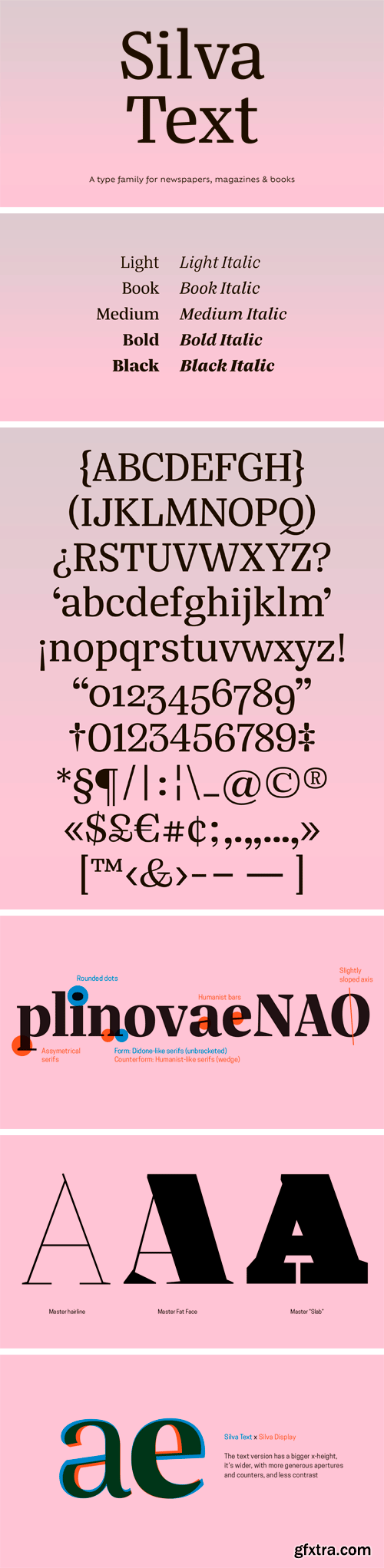 Silva Text Font Family