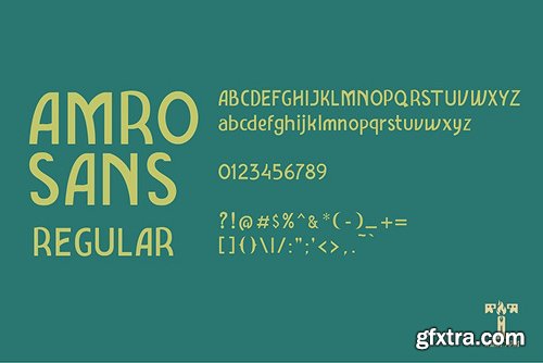 Amro Sans Family Font Family - 6 Fonts