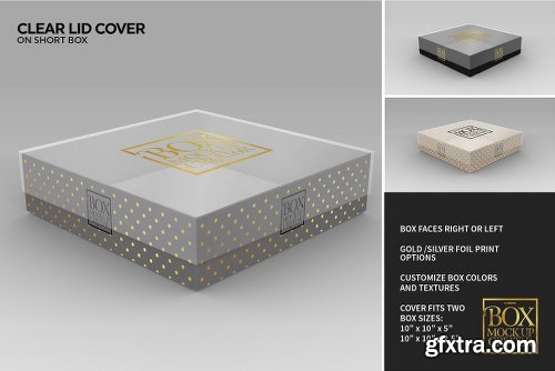 CreativeMarket Square Box Packaging Mockup Creator V1.71 1319398