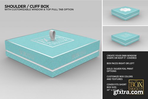 CreativeMarket Square Box Packaging Mockup Creator V1.71 1319398