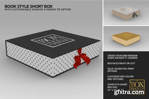 CreativeMarket Square Box Packaging Mockup Creator V1.71 1319398