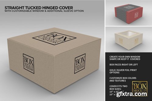 CreativeMarket Square Box Packaging Mockup Creator V1.71 1319398