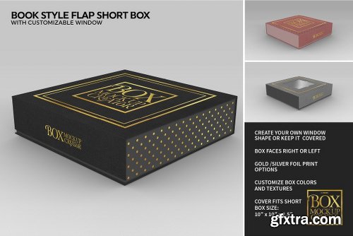 CreativeMarket Square Box Packaging Mockup Creator V1.71 1319398