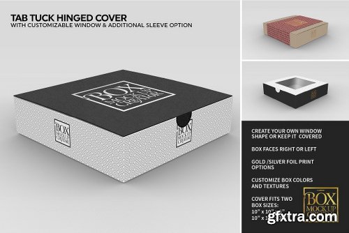 CreativeMarket Square Box Packaging Mockup Creator V1.71 1319398