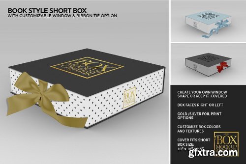 CreativeMarket Square Box Packaging Mockup Creator V1.71 1319398