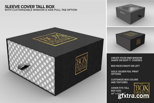 CreativeMarket Square Box Packaging Mockup Creator V1.71 1319398