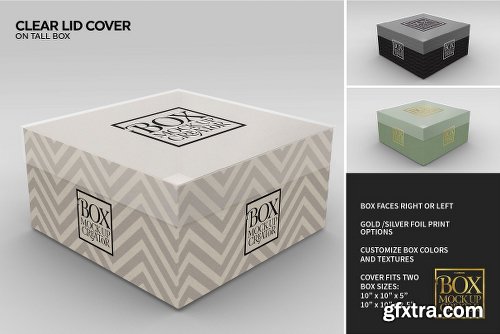 CreativeMarket Square Box Packaging Mockup Creator V1.71 1319398