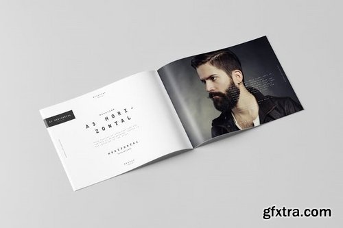 A5 Horiozontal Brochure Mock-up