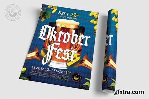 GraphicRiver - Oktoberfest Flyer Template V13 22461720