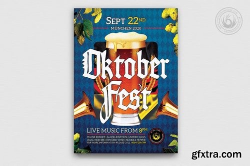 GraphicRiver - Oktoberfest Flyer Template V13 22461720