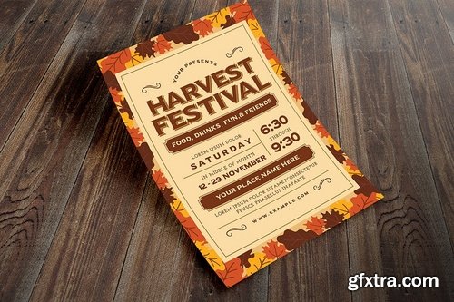 Harvest Festival Flyer