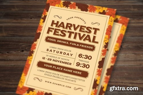 Harvest Festival Flyer