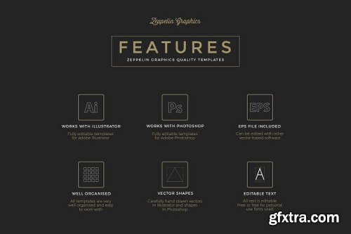 CreativeMarket 50 Feminine Luxury Logos 2719901