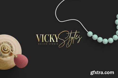 CreativeMarket 50 Feminine Luxury Logos 2719901