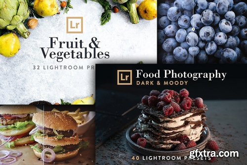 CreativeMarket Food Bundle: 72 Lightroom Presets 2645142