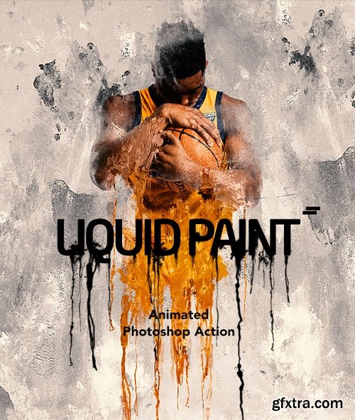 Graphicriver - Gif Animated Liquid Paint Photoshop Action 22245761