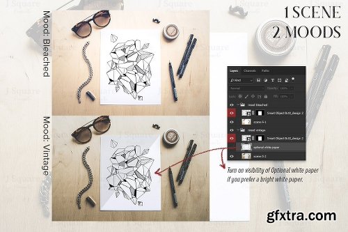 CreativeMarket 12+ Styled Scene Art Print Mock Ups 2611893