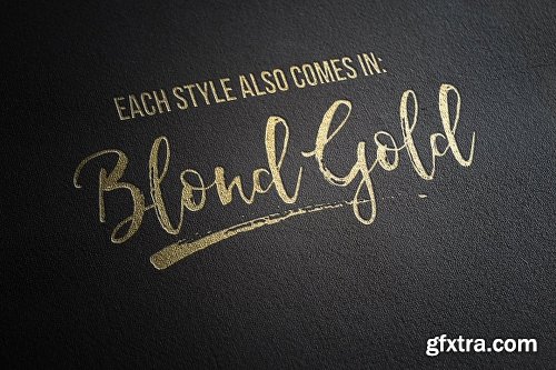 CreativeMarket 500 Gold Foil Layer Styles Photoshop 2572258