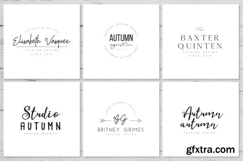 CreativeMarket Minimal Premade Logo Bundle V04 2562978