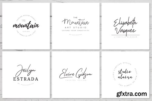 CreativeMarket Minimal Premade Logo Bundle V04 2562978