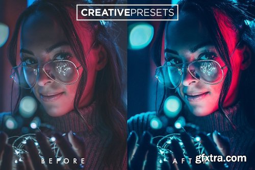 CreativeMarket Neon Lights Lightroom Presets 2387467