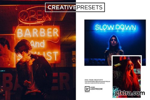 CreativeMarket Neon Lights Lightroom Presets 2387467