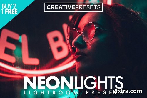 CreativeMarket Neon Lights Lightroom Presets 2387467